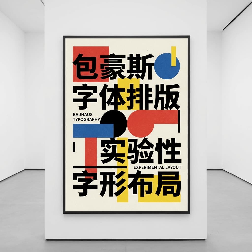 包豪斯字体排版